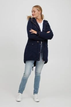 OXMO Jacken Parka ANNA Frauen Dunkelblau 8 OXMO Jacken Parka ANNA Frauen Dunkelblau -OXMO Verkaufs-Shop 2dc76409a72b426fb8f9f0e6b6fd6e09