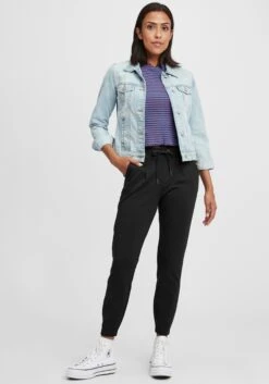 OXMO Jogginghosen Loosefit Hose Anita Frauen Schwarz -OXMO Verkaufs-Shop 2efcb863d3323ae1784df53c105bf2ab