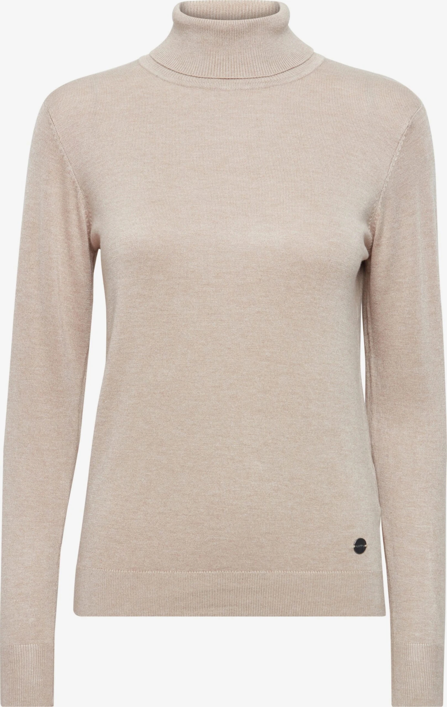 OXMO Rollkragenpullover Pullover Frauen Beige 1 OXMO Rollkragenpullover Pullover Frauen Beige