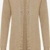 OXMO Strickjacken Strickjacke Kat Frauen Beige