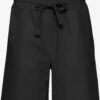 OXMO Shorts Regular Sweatshorts Daniella Frauen Schwarz