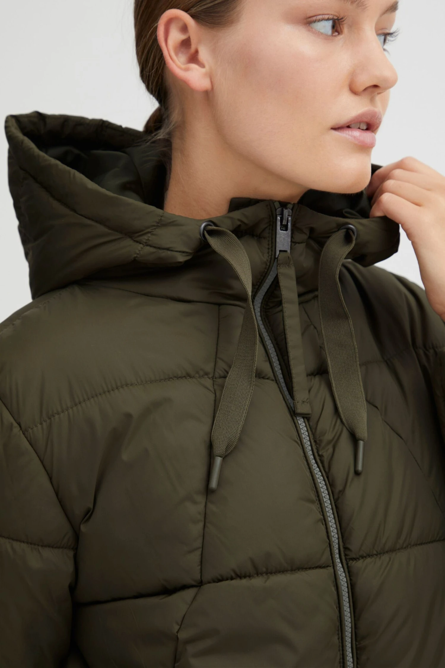 OXMO Winterjacken Winterjacke Bodil Frauen Oliv 5 OXMO Winterjacken Winterjacke Bodil Frauen Oliv – Bild 5