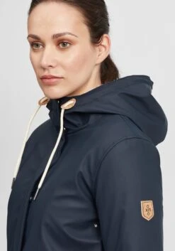OXMO Übergangsjacken Regenjacke Jolina Frauen Blau / Marine / Navy / Dunkelblau -OXMO Verkaufs-Shop 3534b4fabb96c137f269e1d5c2303d0c
