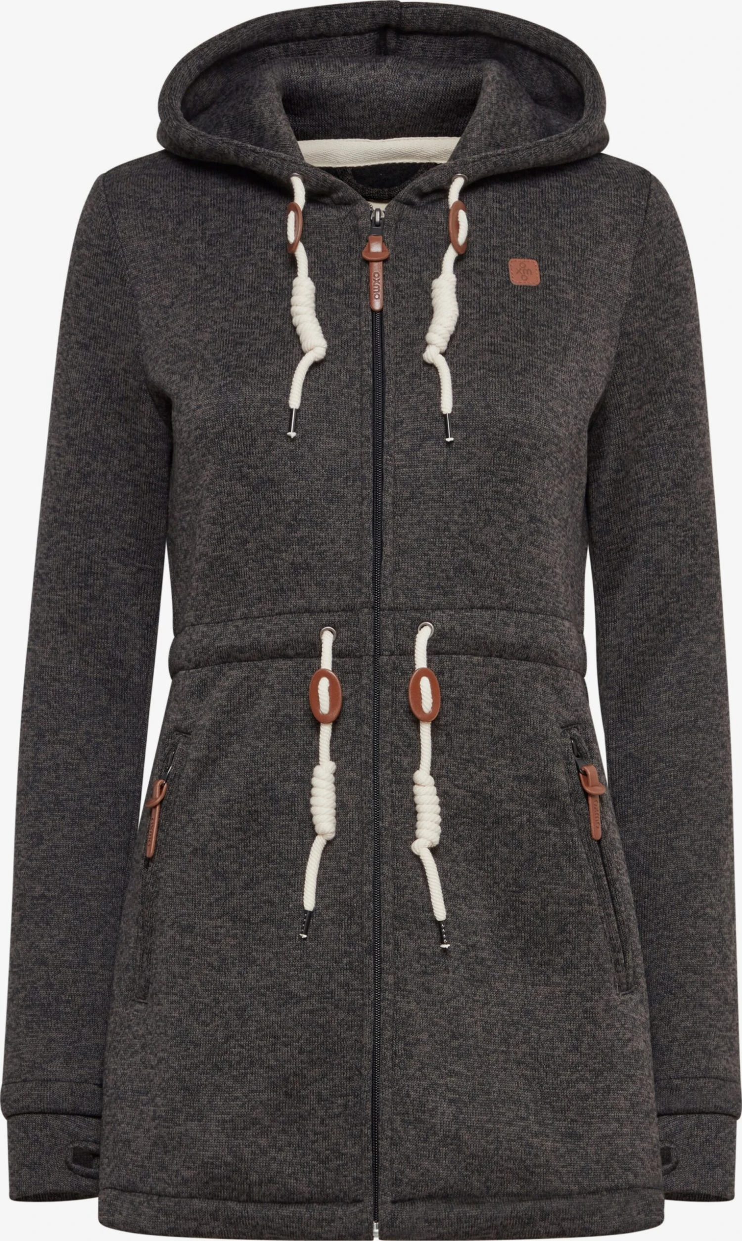 OXMO Sweatjacken Sweatjacke Thora Frauen Schwarz 1 OXMO Sweatjacken Sweatjacke Thora Frauen Schwarz