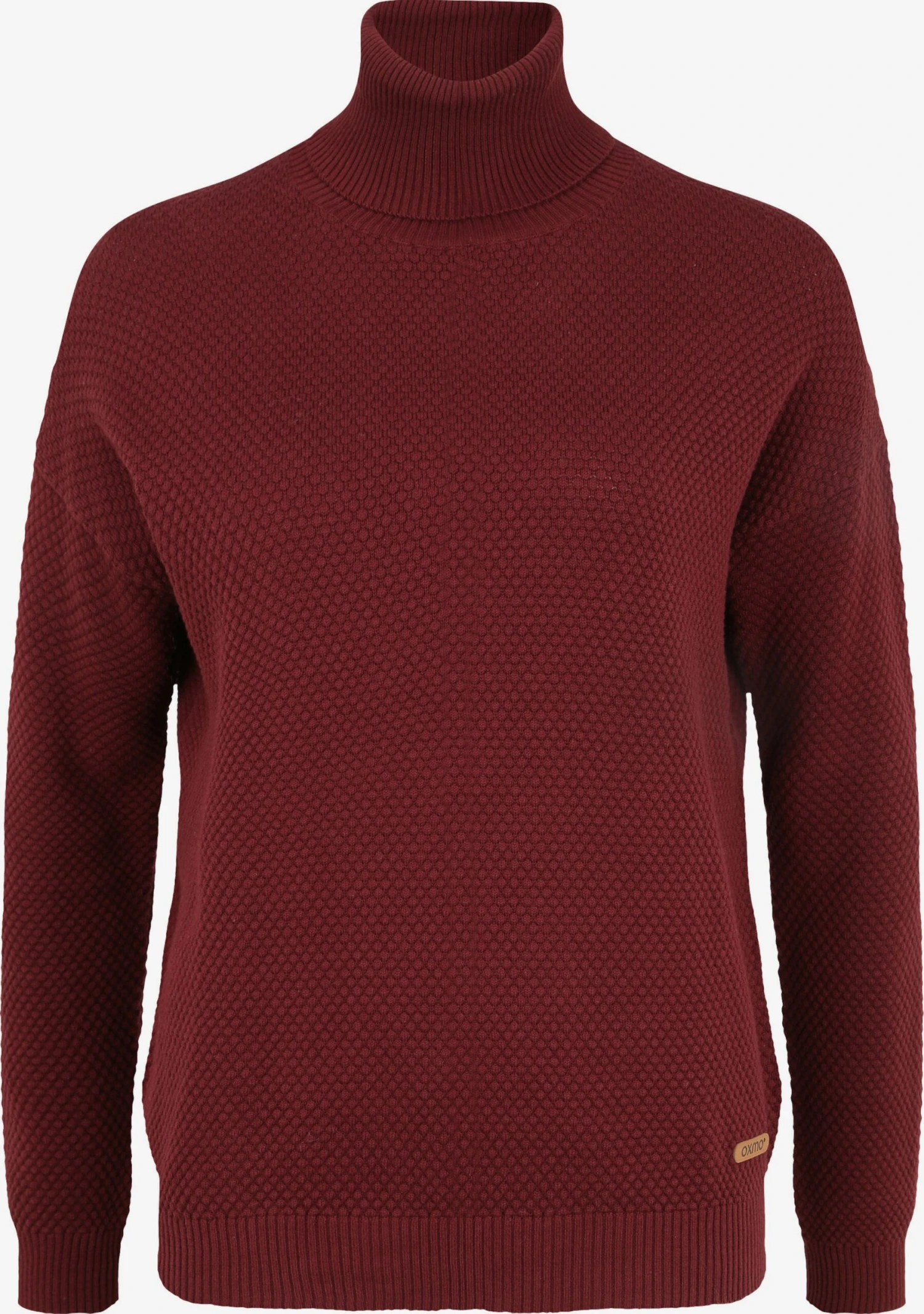 OXMO Strickjacken Rollkragenpullover Sina Frauen Rot 1 OXMO Strickjacken Rollkragenpullover Sina Frauen Rot