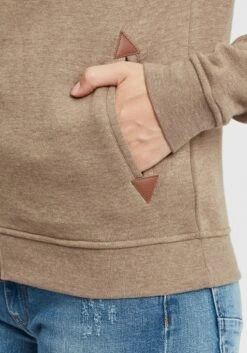 OXMO Sweatjacken Sweatjacke Vicky Frauen Beige / Braun -OXMO Verkaufs-Shop 3672363c02d124b695e391d740c89208