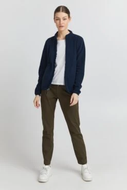 OXMO Outdoorjacken Fleecejacke Rikka Frauen Dunkelblau -OXMO Verkaufs-Shop 3677d74cb1a255f2f843ab1c3f89e3ef