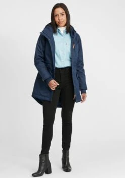 OXMO Übergangsjacken Parka Bella Frauen Blau -OXMO Verkaufs-Shop 37896df6b8af2e01e90d1cd28ccd502d