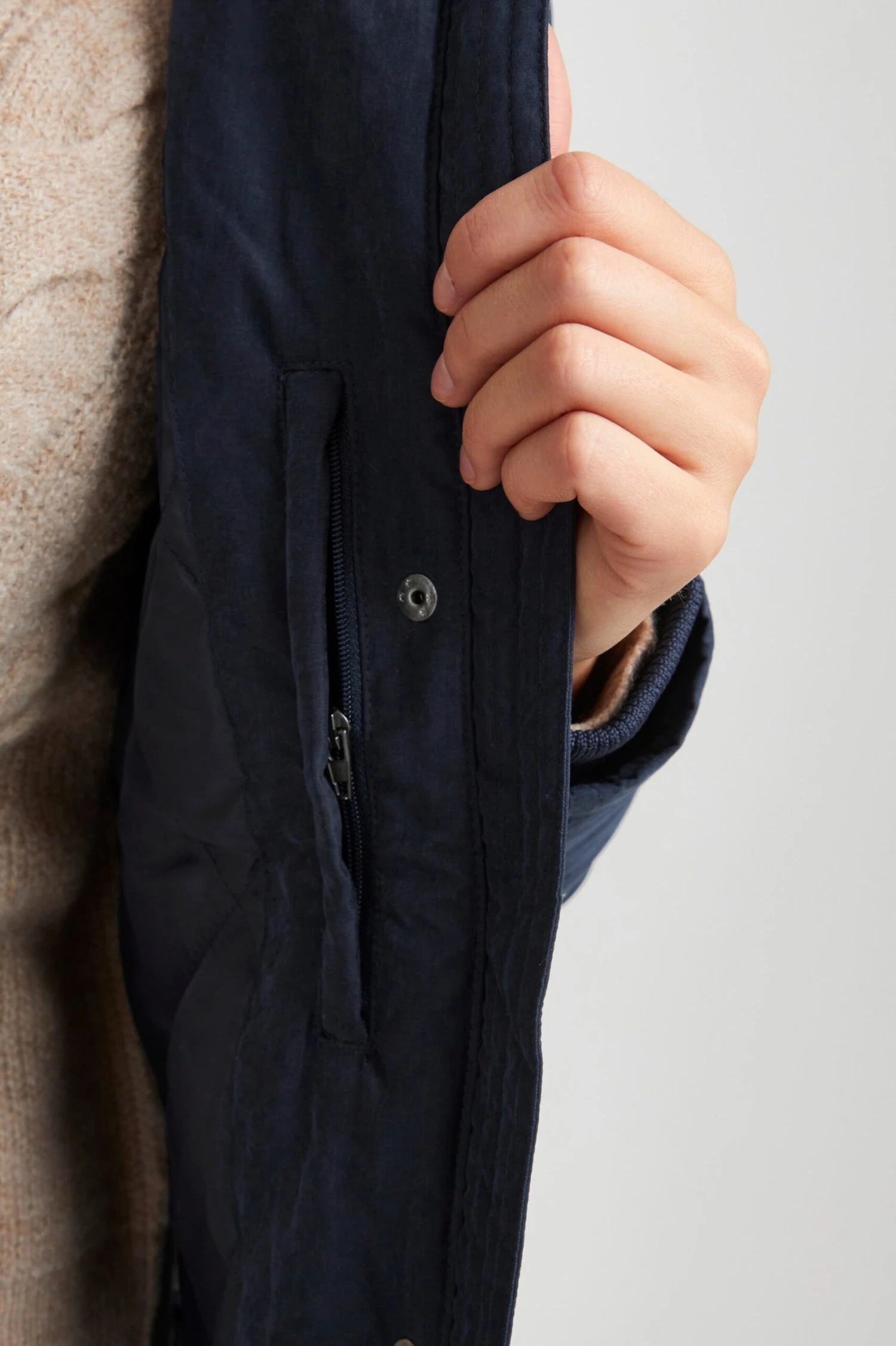 OXMO Winterjacken Winterjacke LONA Frauen Blaumeliert 7 OXMO Winterjacken Winterjacke LONA Frauen Blaumeliert – Bild 7