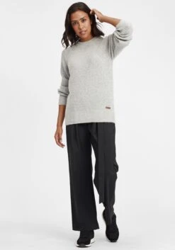 OXMO Pullover & Strick Pullover Gianna Frauen Grau 8 OXMO Pullover & Strick Pullover Gianna Frauen Grau -OXMO Verkaufs-Shop 385582f8c107e650e72d247f6f9a0340