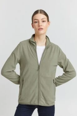 OXMO Outdoorjacken Fleecejacke Rikka Frauen Grün -OXMO Verkaufs-Shop 38ecc4aabd1e91c78af1750f1653f3b7