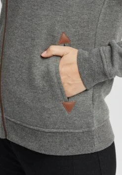 OXMO Sweatjacken Sweatjacke Vicky Frauen Grau 11 OXMO Sweatjacken Sweatjacke Vicky Frauen Grau -OXMO Verkaufs-Shop 3a80787440ae392ce9c96cf0cf4e4c65