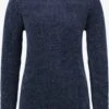 OXMO Feinstrickpullover Pullover Estella Frauen Blau