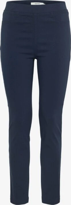 OXMO Hosen Slimfit Leggings Keily Frauen Blau