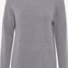 OXMO Pullover Strickpullover Ratina Frauen Graumeliert
