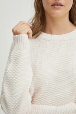 OXMO Feinstrickpullover Pullover Milla Frauen Beige -OXMO Verkaufs-Shop 3bb2bff7e85ede221f7fc0dd15db46a0
