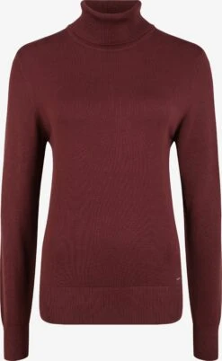 OXMO Pullover Rollkragenpullover Wina Frauen Braun