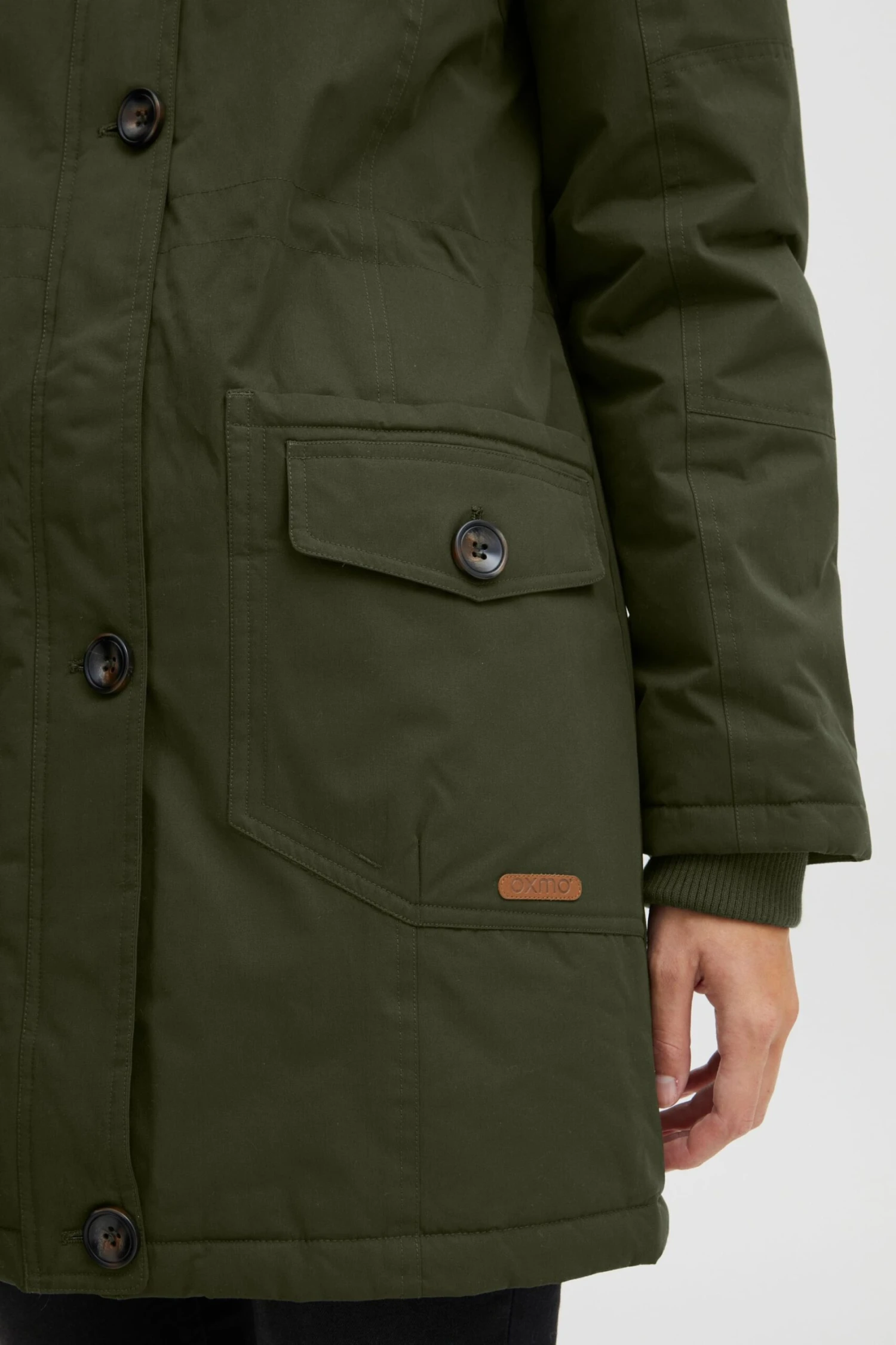 OXMO Jacken Parka Tala Frauen Grün / Khaki 6 OXMO Jacken Parka Tala Frauen Grün / Khaki – Bild 6