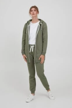 OXMO Sweatjacken Kapuzensweatjacke Olinda Frauen Grünmeliert -OXMO Verkaufs-Shop 413ebc7e5202e55bc61a0507a8be2588