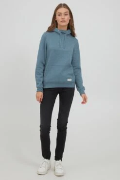OXMO Hoodies Hoodie Owena Frauen Blau -OXMO Verkaufs-Shop 4272e8876952e8078dbf4cb4972696f5
