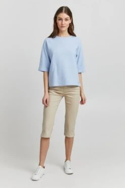 OXMO Shorts Slimfit Chinohose OXPam Frauen Beige -OXMO Verkaufs-Shop 430901d74f4d52276569a32b03420ea2