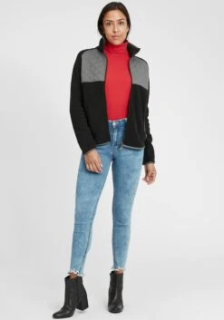 OXMO Sweatjacken Sweatjacke Malin Frauen Schwarz -OXMO Verkaufs-Shop 44a6aa4321b80daee328093cc836fe04