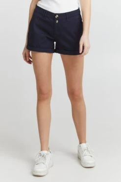 OXMO Shorts Regular Chinoshorts Piera Frauen Blau -OXMO Verkaufs-Shop 460cad8207a131486c4b501f70d7d509