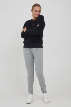 OXMO Pullover Rundhalspullover ANNICA Frauen Dunkelblau 8 OXMO Pullover Rundhalspullover ANNICA Frauen Dunkelblau -OXMO Verkaufs-Shop 466b71f6f41759914322874801af7885