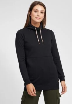 OXMO Longpullover Hoodie Vilma Frauen Schwarz 7 OXMO Longpullover Hoodie Vilma Frauen Schwarz -OXMO Verkaufs-Shop 46a927688d5f55d301a42f4b95d980c4