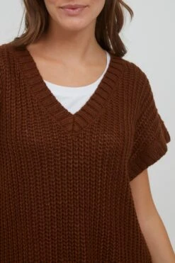 OXMO Feinstrickpullover Pullover Lene Frauen Braun 10 OXMO Feinstrickpullover Pullover Lene Frauen Braun -OXMO Verkaufs-Shop 4731e36808a99b16f15479ee651bb4e6
