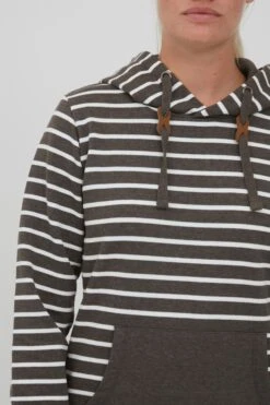 OXMO Kapuzenpullover Hoodie Carina Frauen Grau -OXMO Verkaufs-Shop 473794f649a45e364c43ae9b85a6a400