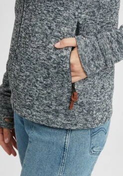 OXMO Sweatjacken Fleecejacke Thory Frauen Blau -OXMO Verkaufs-Shop 4765ea6450c186901f24180e88371f4f