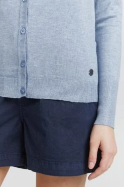 OXMO Strickjacken Strickjacke Hlin Frauen Blau -OXMO Verkaufs-Shop 48f8b31876414d03280fd275f968beee