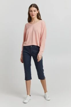 OXMO Shorts Slimfit Hose Pam Frauen Dunkelblau -OXMO Verkaufs-Shop 49af243790a519f15ba162f66f472afa