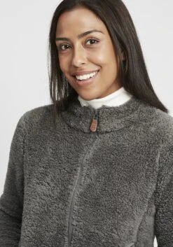 OXMO Sweatjacken Sweatjacke Telsa Frauen Grau -OXMO Verkaufs-Shop 4a94b4512f1b5a02d596d4cf1bf71d88