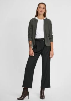 OXMO Strickjacken Strickjacke Kalotta Frauen Grau -OXMO Verkaufs-Shop 4cc809e16ac362be1f02999d222d1b1c