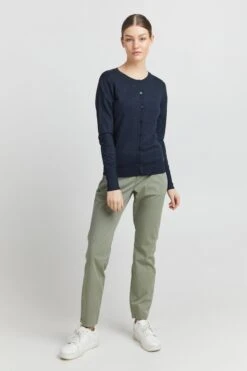 OXMO Strickjacken Strickcardigan Hlin Frauen Dunkelblau -OXMO Verkaufs-Shop 4cd95ffcad3e4d954fbe293b0d5e3dd9