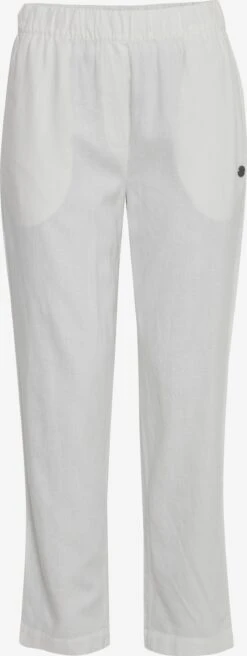 OXMO Stoffhosen Loosefit Hose Frauen Offwhite