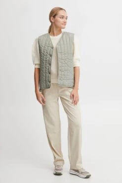 OXMO Westen Steppweste Sadget Frauen Grün -OXMO Verkaufs-Shop 4e7ea261653bed12cb78aed537e93e03