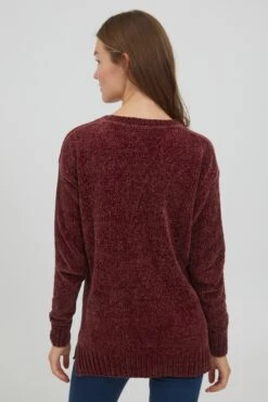 OXMO Basic Pullover Pullover Elvina Frauen Weinrot 9 OXMO Basic Pullover Pullover Elvina Frauen Weinrot -OXMO Verkaufs-Shop 50153520b2bdb54dc83bf2482ad4dfa5