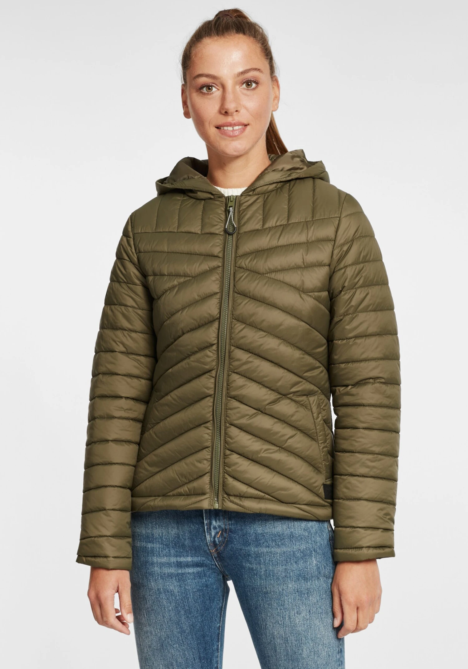 OXMO Übergangsjacken Steppjacke QuelIa Frauen Grün 2 OXMO Übergangsjacken Steppjacke QuelIa Frauen Grün – Bild 2