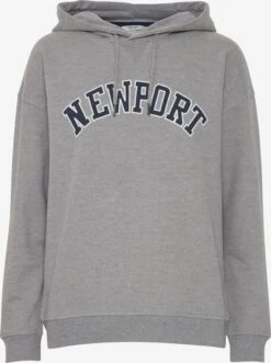 OXMO Kapuzenpullover Kapuzensweatshirt Colisa Frauen Graumeliert