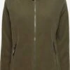 OXMO Outdoorjacken Fleecejacke FINJA Frauen Dunkelgrün