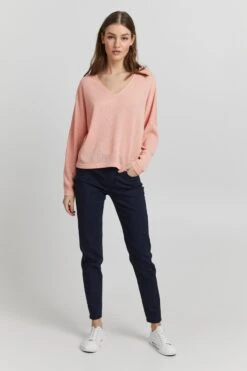 OXMO Basic Pullover Pullover Katla Frauen Rosa -OXMO Verkaufs-Shop 54a62abbde413b2c1c7c1b7d2ea52657