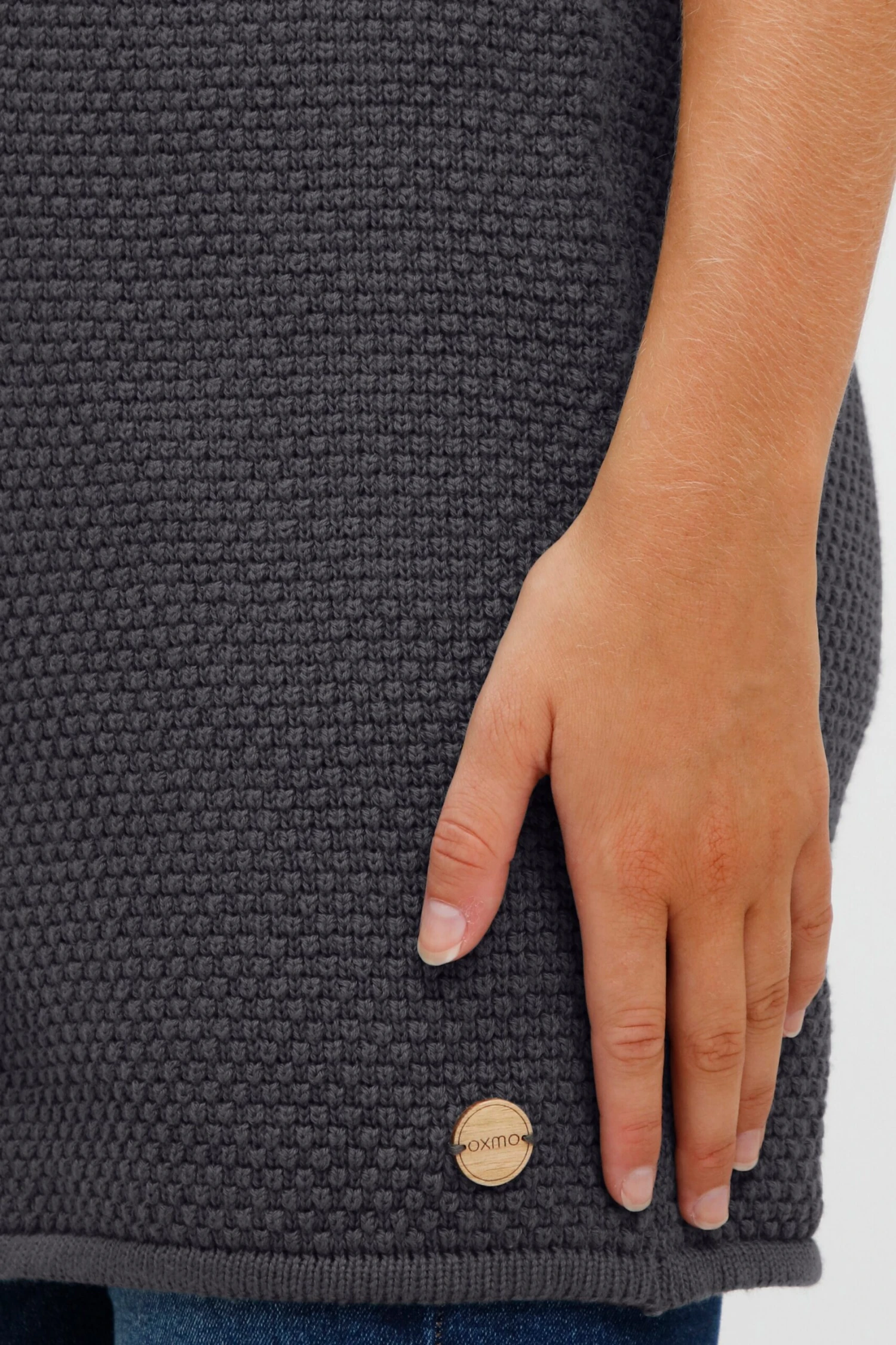 OXMO Westen Weste OXHEIDI Frauen Grau 6 OXMO Westen Weste OXHEIDI Frauen Grau – Bild 6