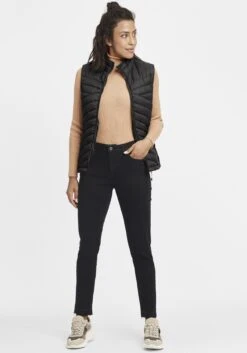 OXMO Westen Weste Telppa Frauen Schwarz -OXMO Verkaufs-Shop 5650bf1a91b71b2c026a03ce5d7dd8ae