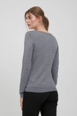 OXMO Pullover Strickpullover Edda Frauen Graumeliert 9 OXMO Pullover Strickpullover Edda Frauen Graumeliert -OXMO Verkaufs-Shop 589d7decc9757c9e6d53279bfcf1c389