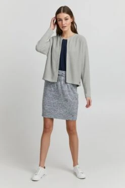 OXMO Strickjacken Cardigan KIKE Frauen Blau -OXMO Verkaufs-Shop 58fd5f34018f8b30b915037cb898285c