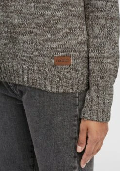 OXMO Rollkragenpullover Strickpullover Philicita Frauen Grau -OXMO Verkaufs-Shop 59576afba13fe294b742d46a56fd4475