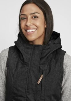 OXMO Westen Longweste Belissa Frauen Schwarz -OXMO Verkaufs-Shop 5a259ef80ee2d6b57baeb42ecee574a4